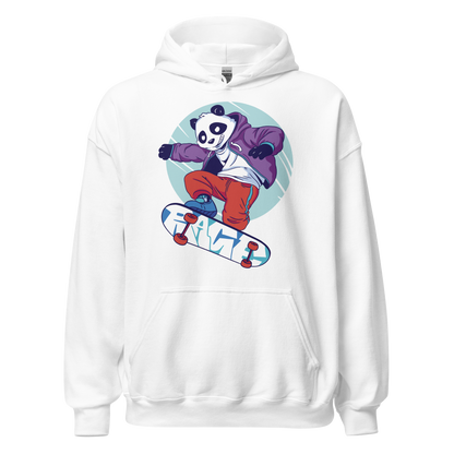 Panda skateboarding | Unisex Hoodie