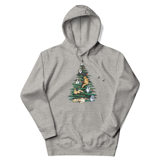 Christmas tree with cats | Unisex Hoodie