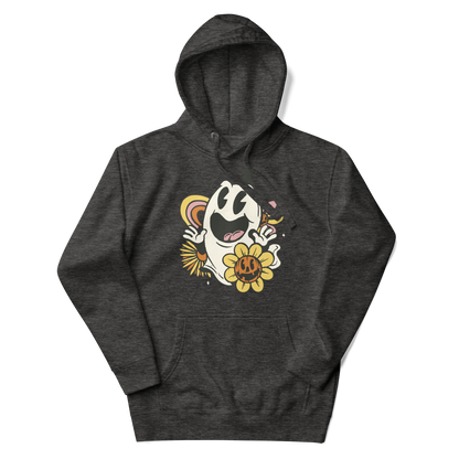 Spooky ghost in retro cartoon style | Unisex Hoodie