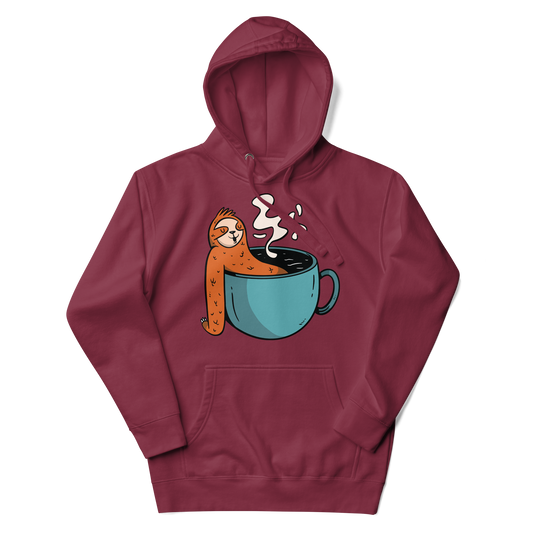 Sloth animal in coffee cup | Unisex Hoodie