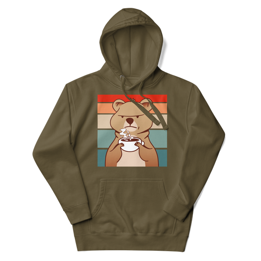 Angry quokka with coffee cup | Unisex Hoodie