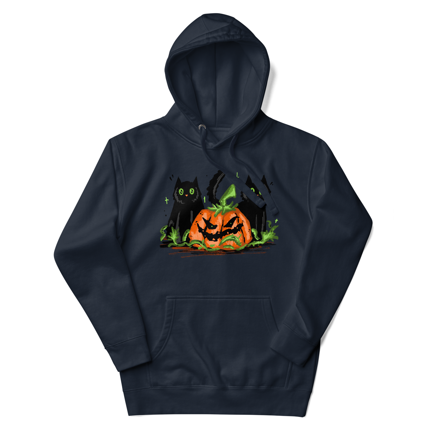 Black cat halloween | Unisex Hoodie