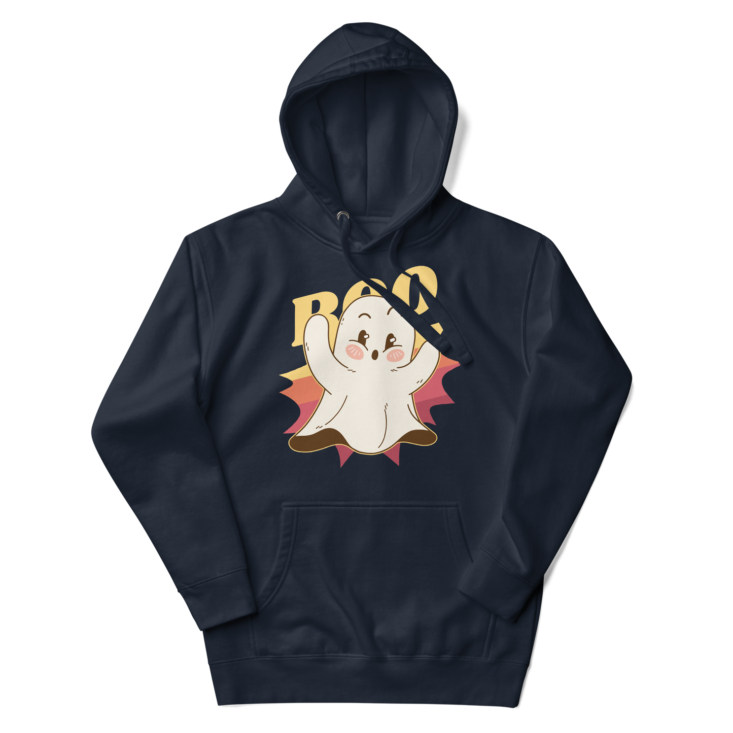 Cute ghost and the quote "Boo" | Unisex Hoodie