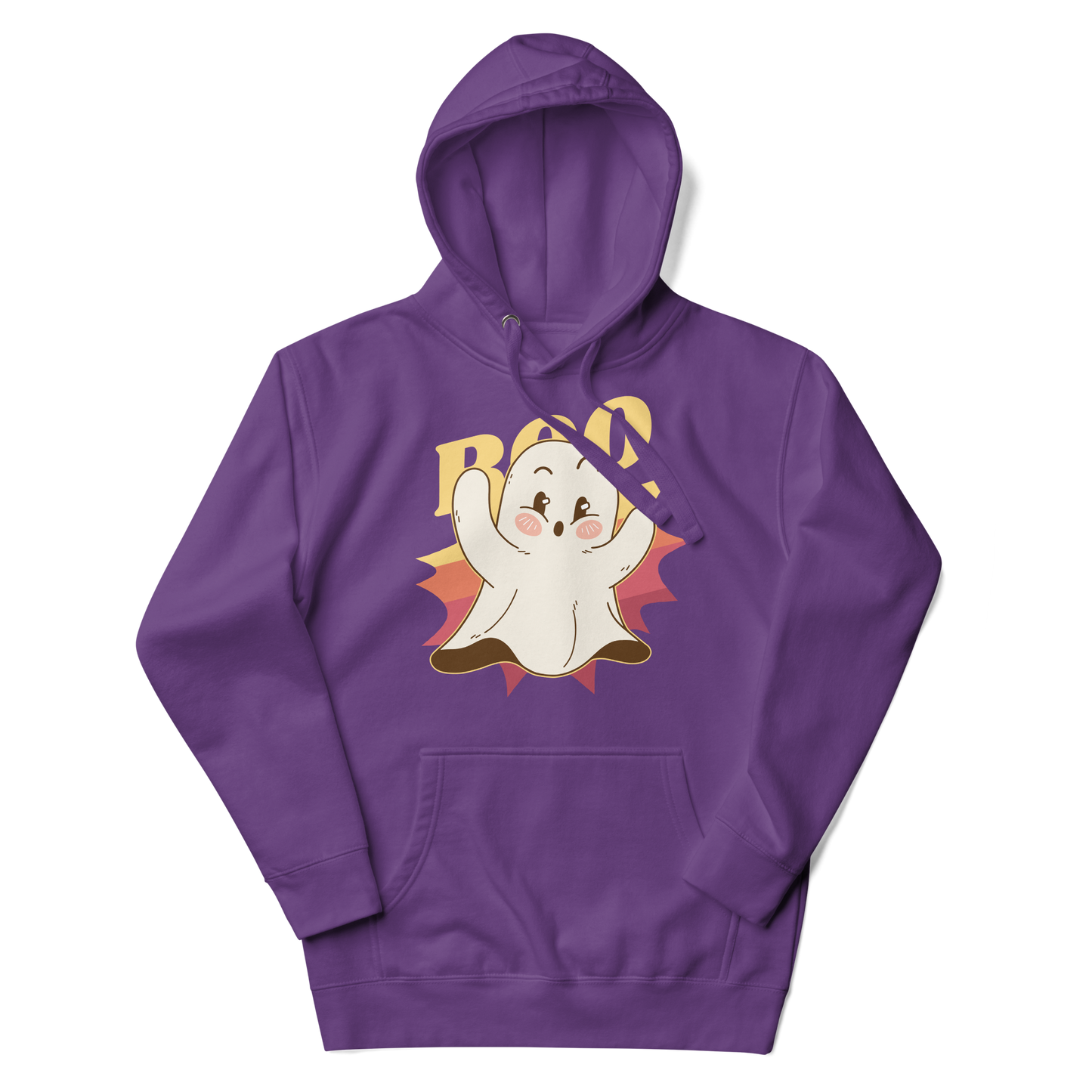 Cute ghost and the quote "Boo" | Unisex Hoodie