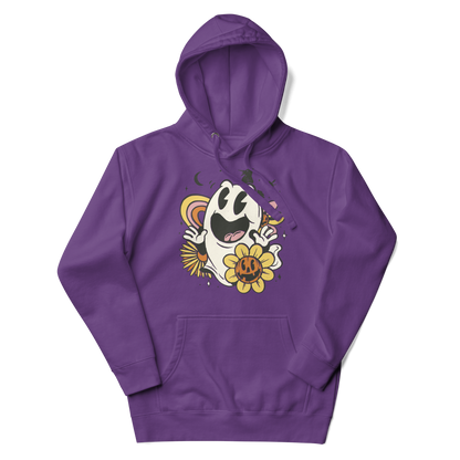 Spooky ghost in retro cartoon style | Unisex Hoodie