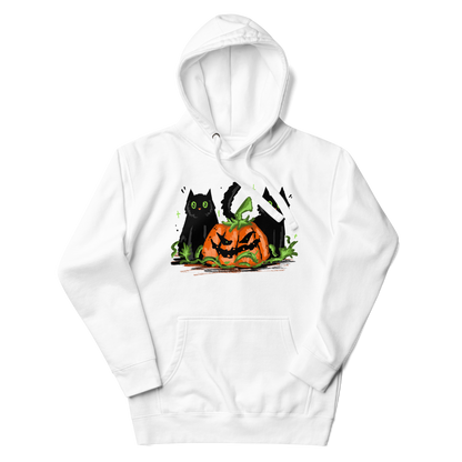 Black cat halloween | Unisex Hoodie