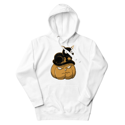 Black cat on halloween pumpkin | Unisex Hoodie