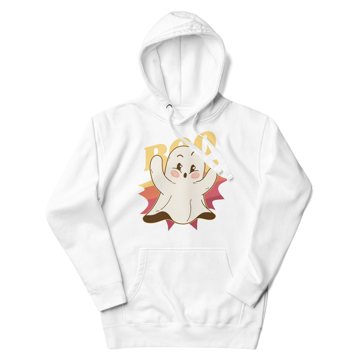 Cute ghost and the quote "Boo" | Unisex Hoodie