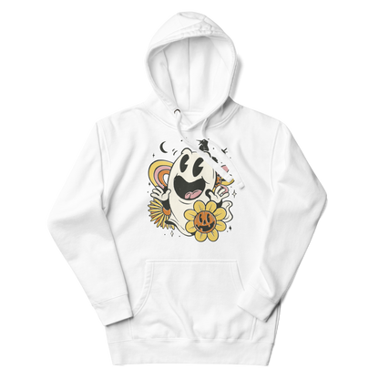 Spooky ghost in retro cartoon style | Unisex Hoodie