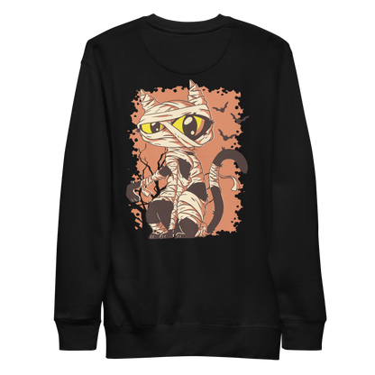 Ghost monster halloween eyes | Unisex Premium Sweatshirt - F&B
