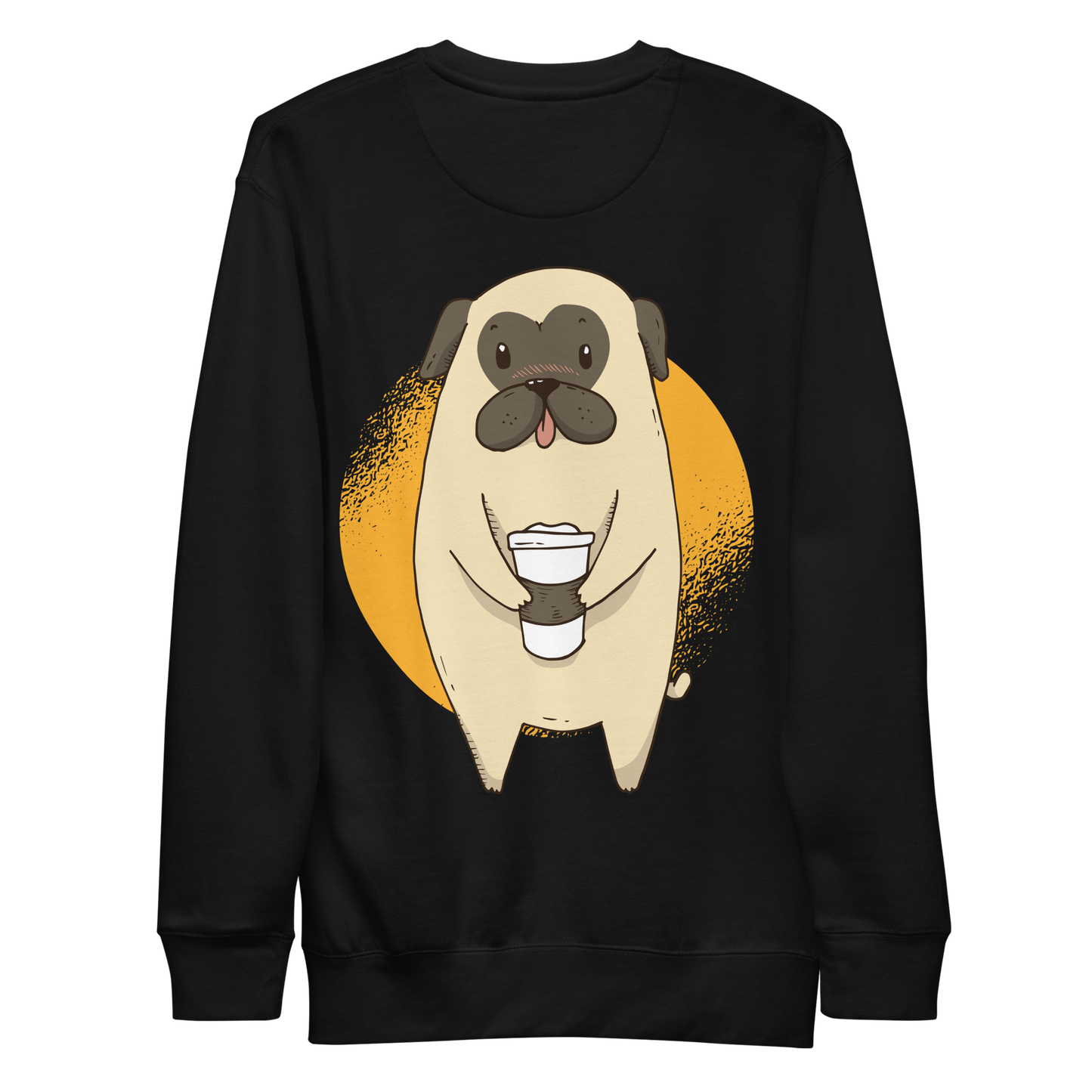 Coffee Pug | Unisex Premium Sweatshirt - F&B