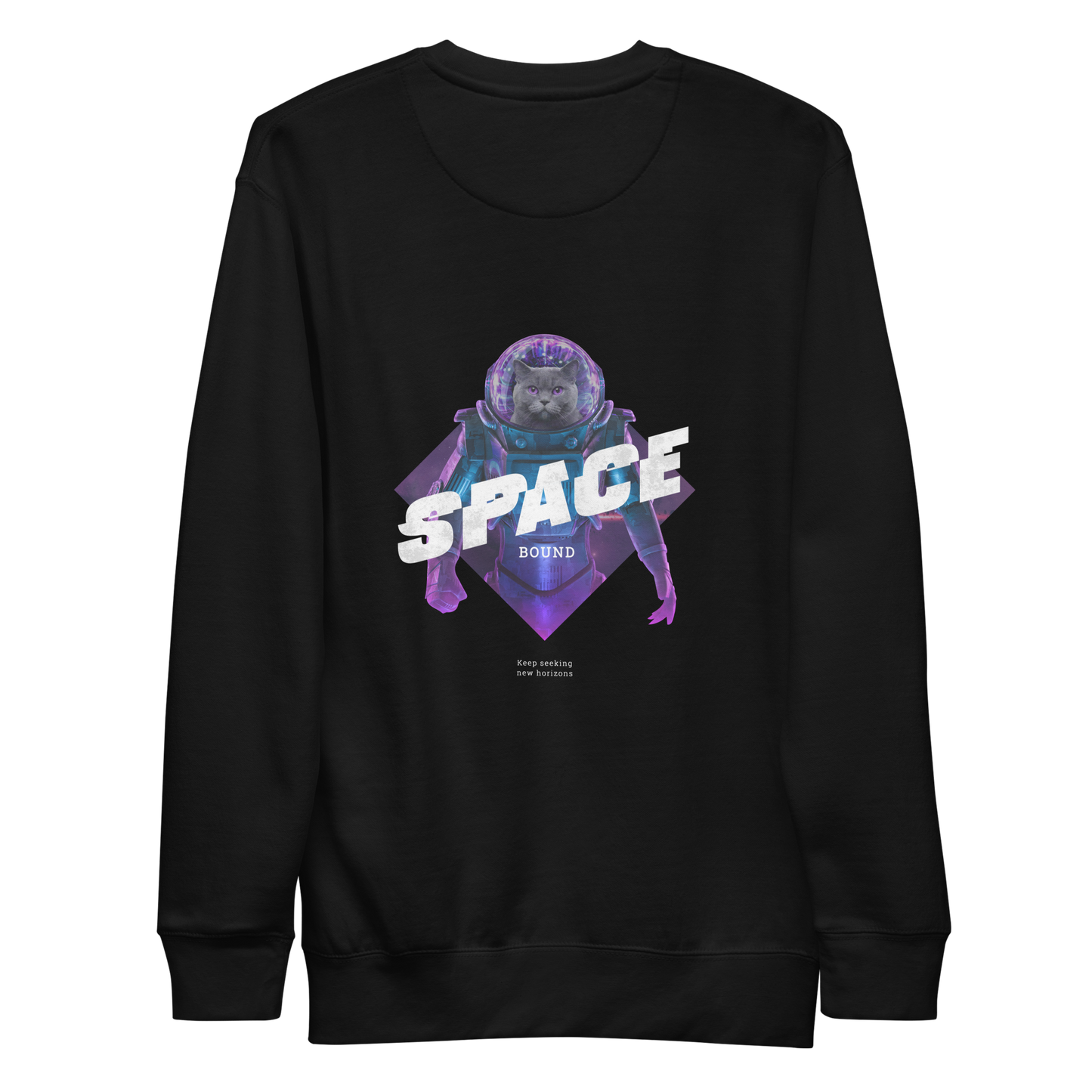 Astronaut cat | Unisex Premium Sweatshirt - F&B