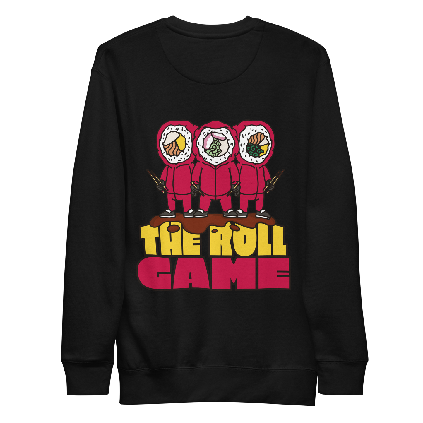 Sushi roll game characters | Unisex Premium Sweatshirt - F&B