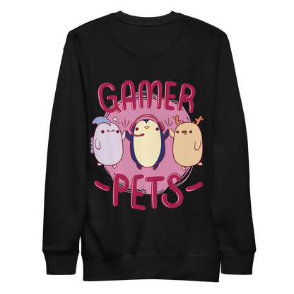 Cute gamer pets | Unisex Premium Sweatshirt - F&B