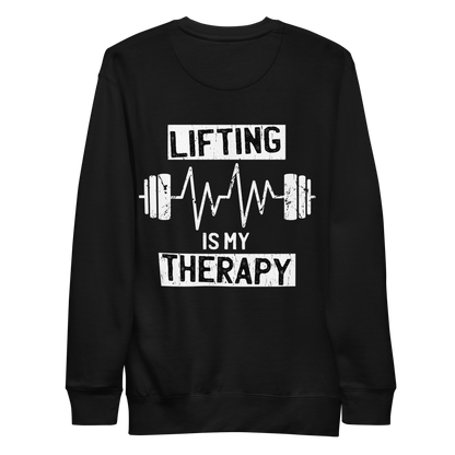 Weightlifting therapy | Unisex Premium Sweatshirt - F&B