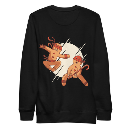 Ninja gingerbread cookies | Unisex Premium Sweatshirt - F&B