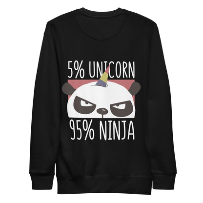 Unicorn ninja | Unisex Premium Sweatshirt - F&B