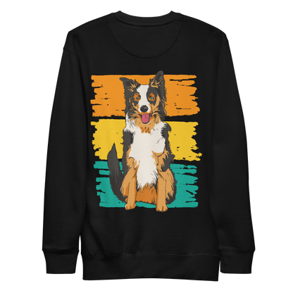 Border collie animal dog | Unisex Premium Sweatshirt - F&B