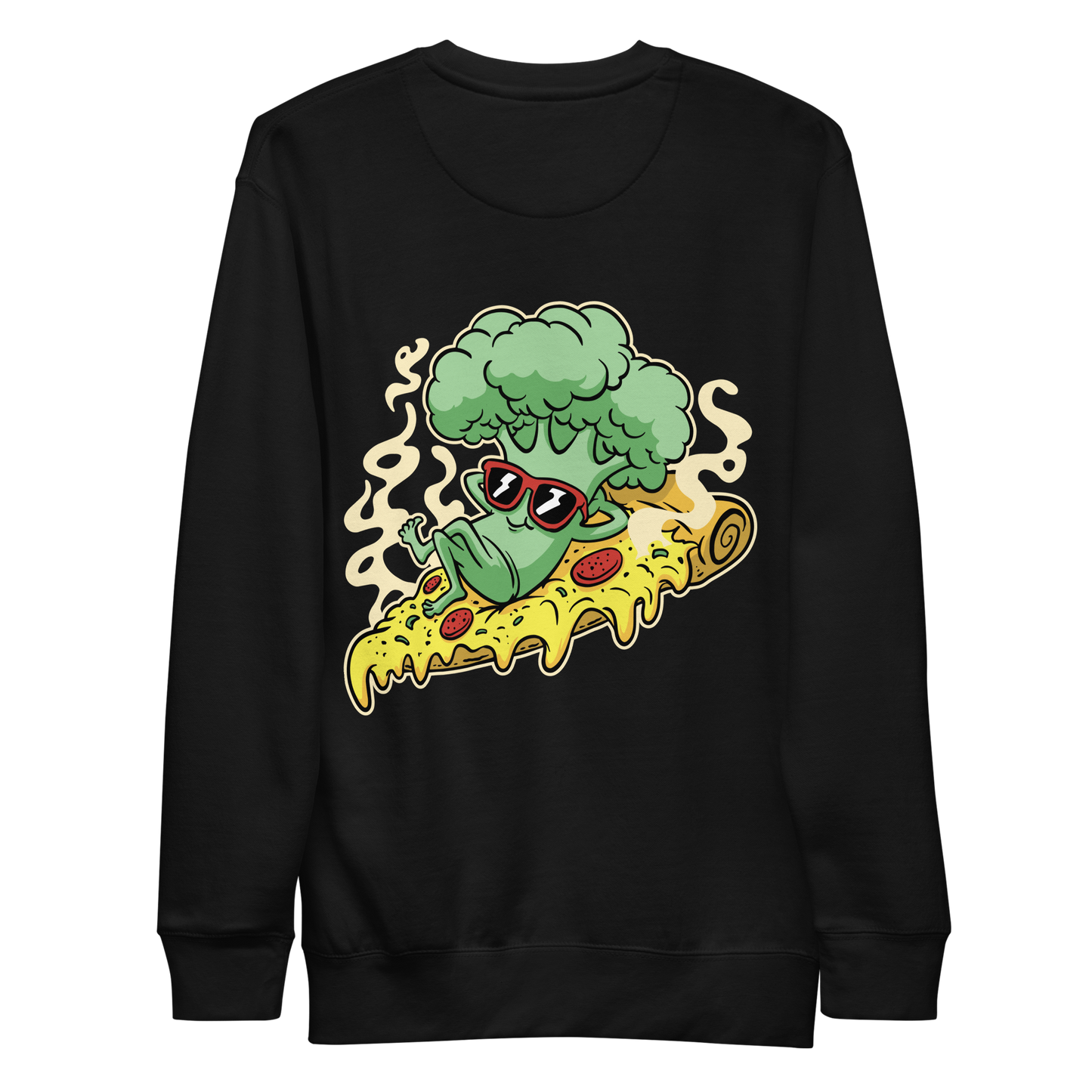 Broccoli pizza | Unisex Premium Sweatshirt - F&B