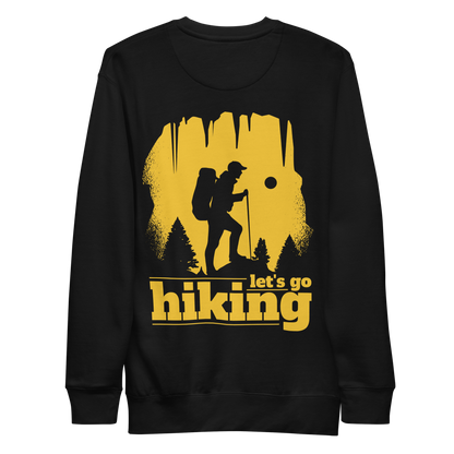 Hiking silhouette | Unisex Premium Sweatshirt - F&B