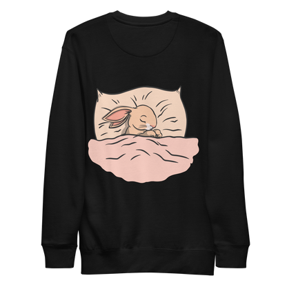 Cute bunny sleeping | Unisex Premium Sweatshirt