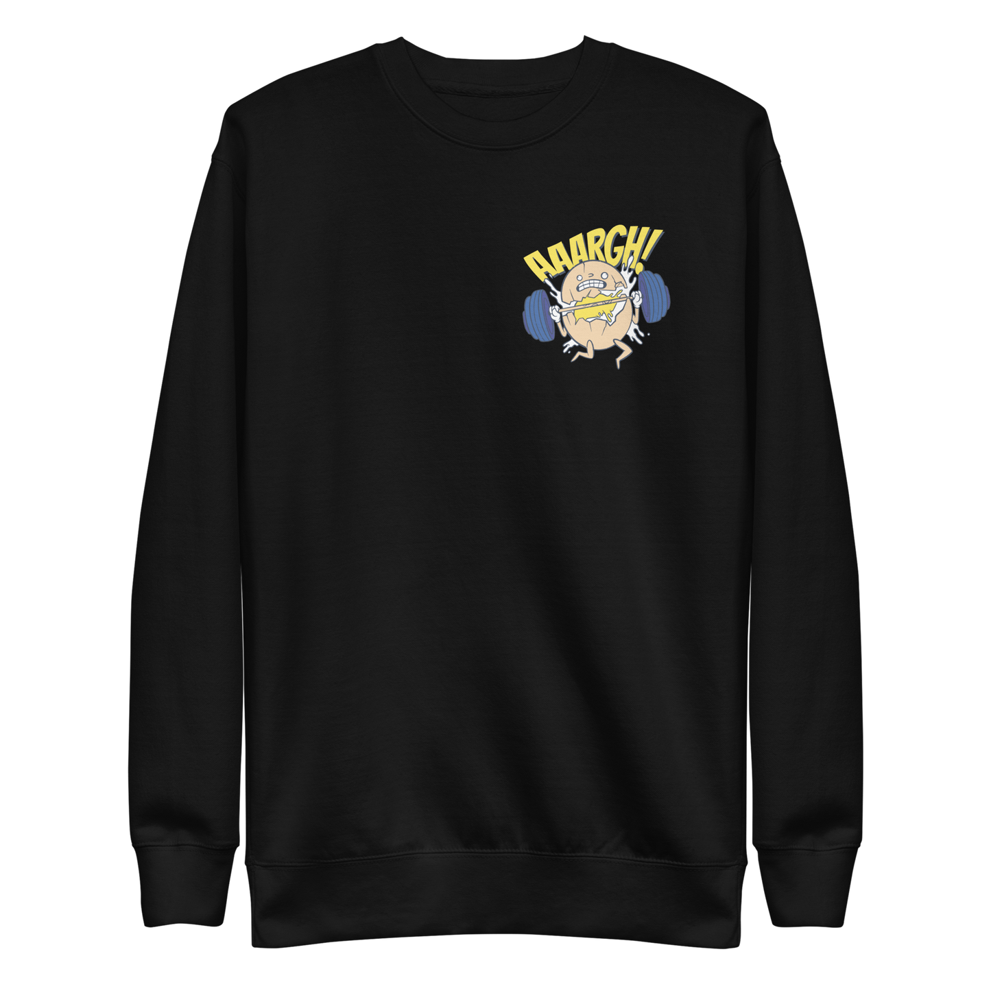 Egg lifting weights | Unisex Premium Sweatshirt - F&B