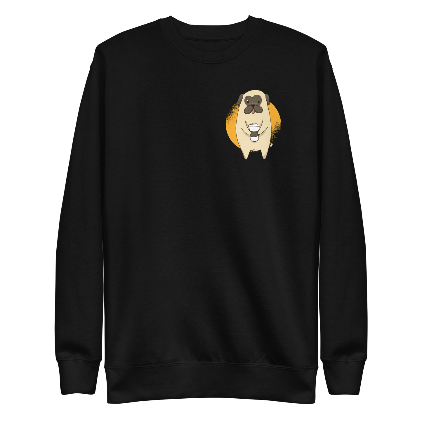 Coffee Pug | Unisex Premium Sweatshirt - F&B