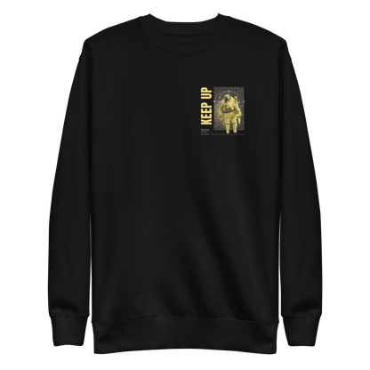 Astronaut floating in space | Unisex Premium Sweatshirt - F&B