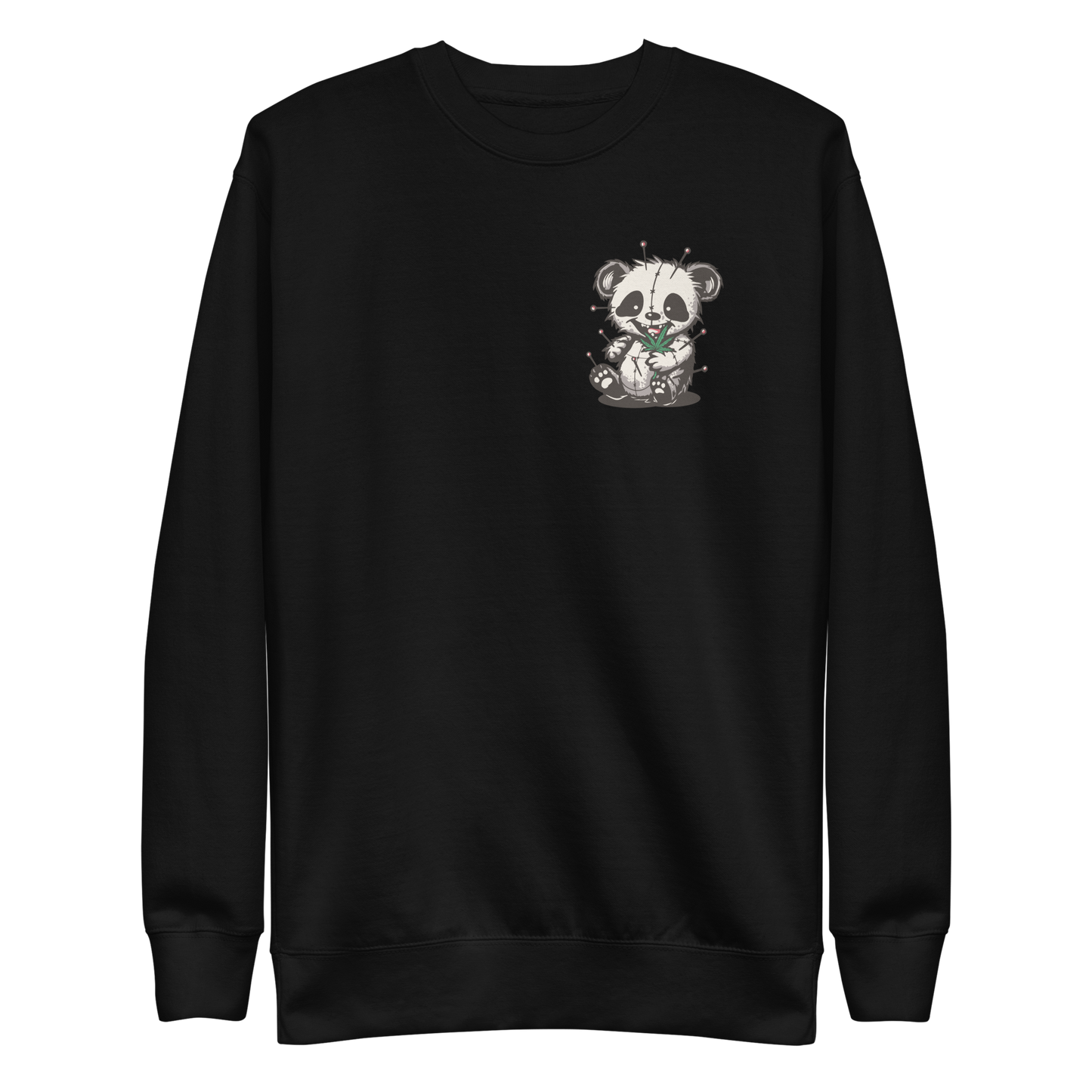 Panda bear vodoo doll | Unisex Premium Sweatshirt - F&B