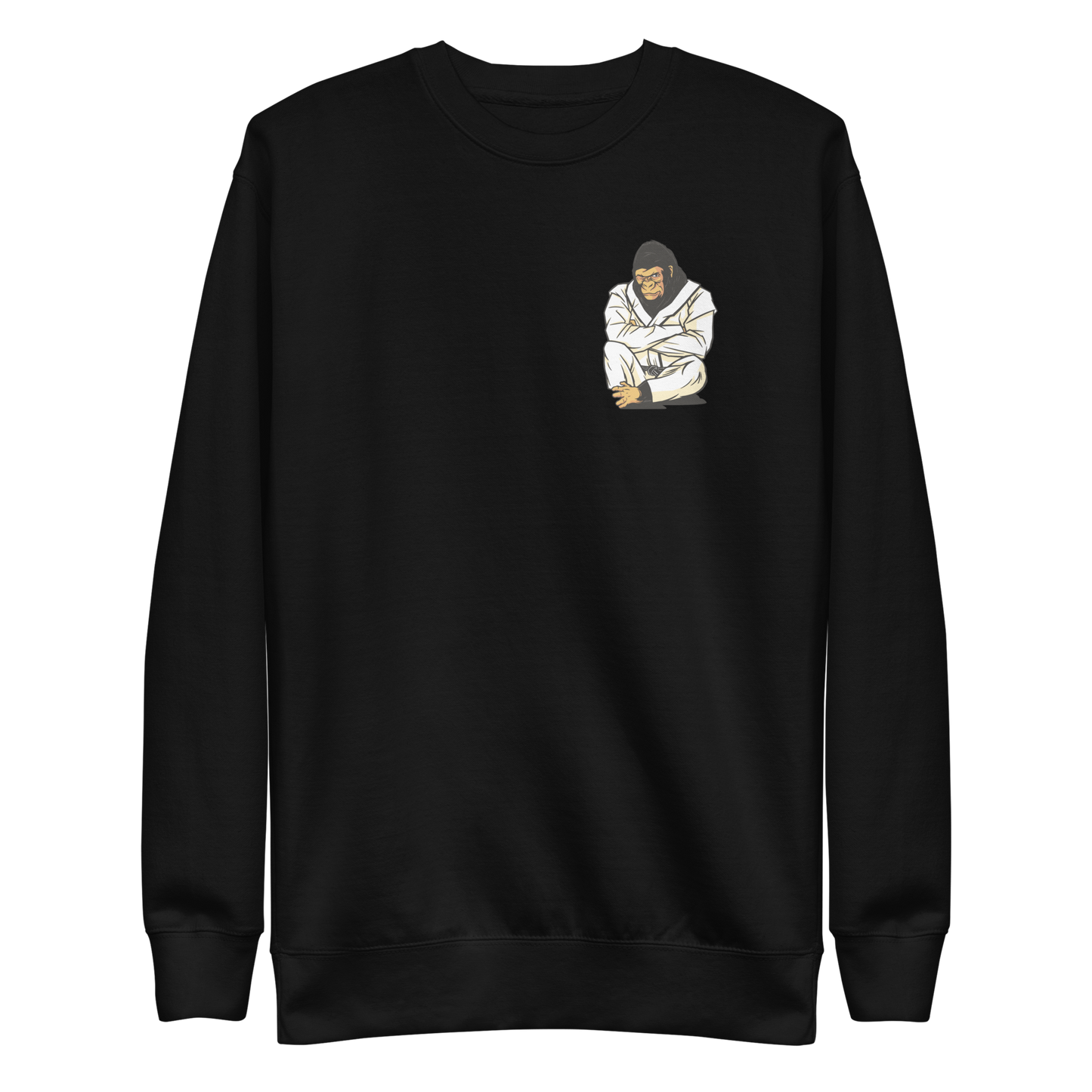 Cool karate gorilla | Unisex Premium Sweatshirt - F&B