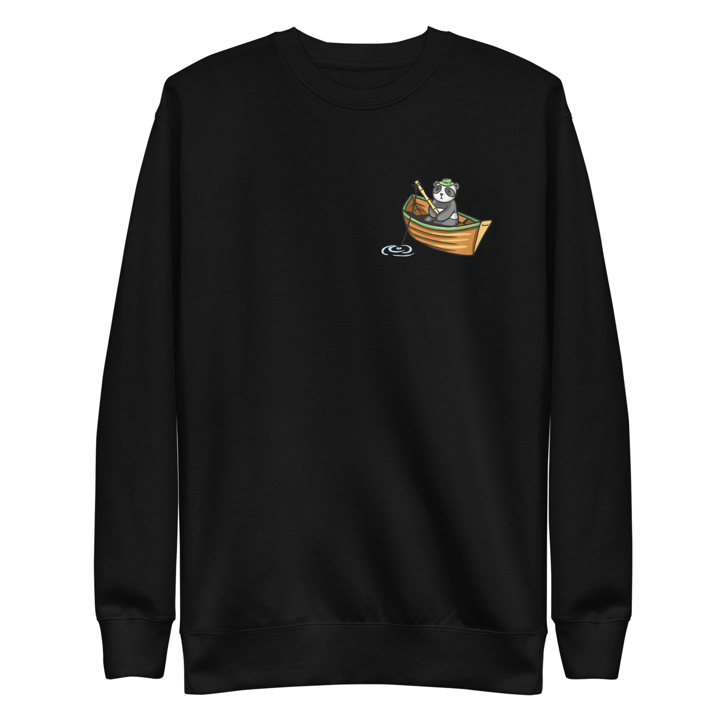 Panda fishing | Unisex Premium Sweatshirt - F&B
