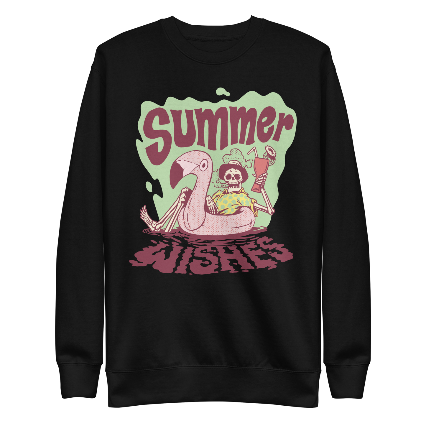 Summer skeleton | Unisex Premium Sweatshirt