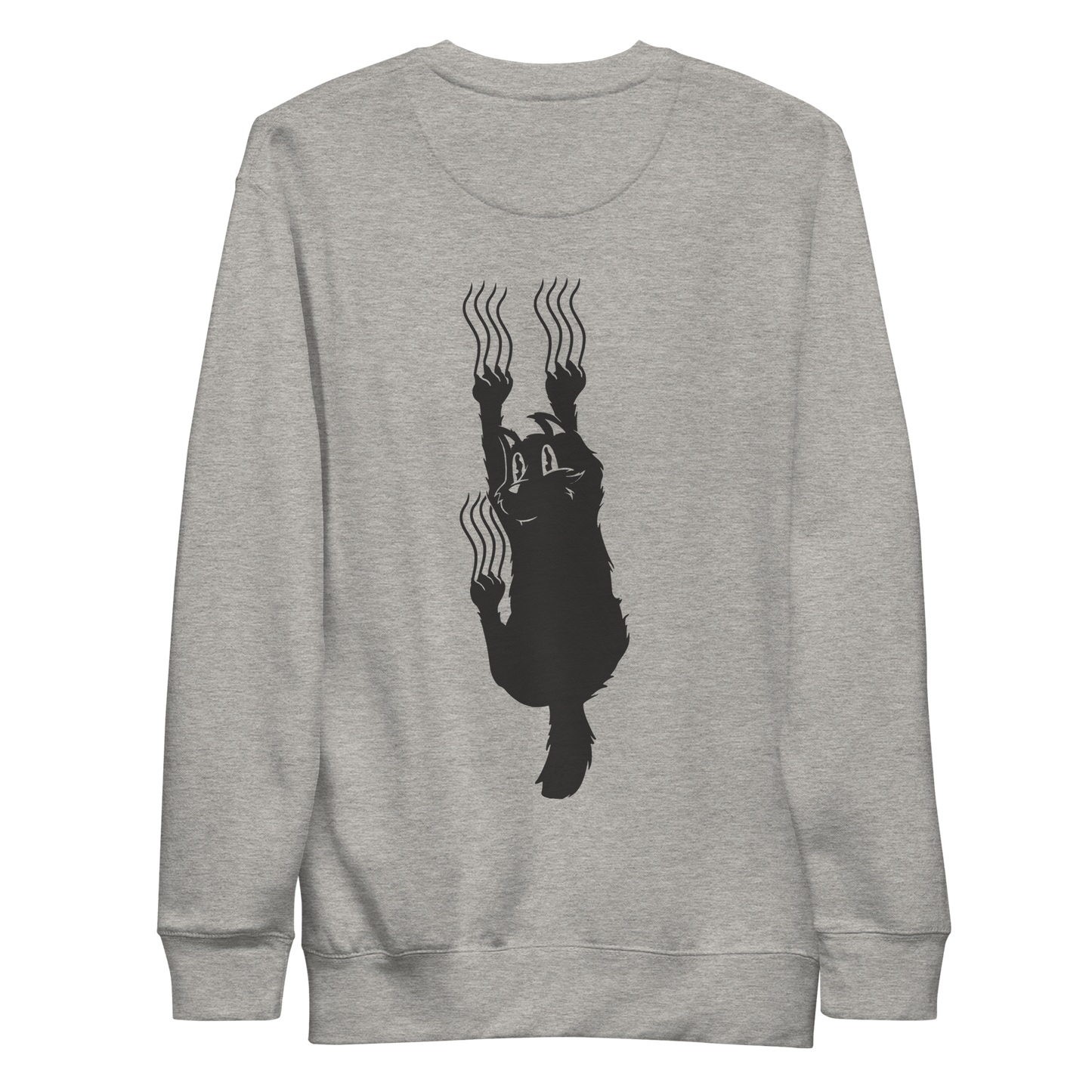 Funny scratching cat | Unisex Premium Sweatshirt - F&B