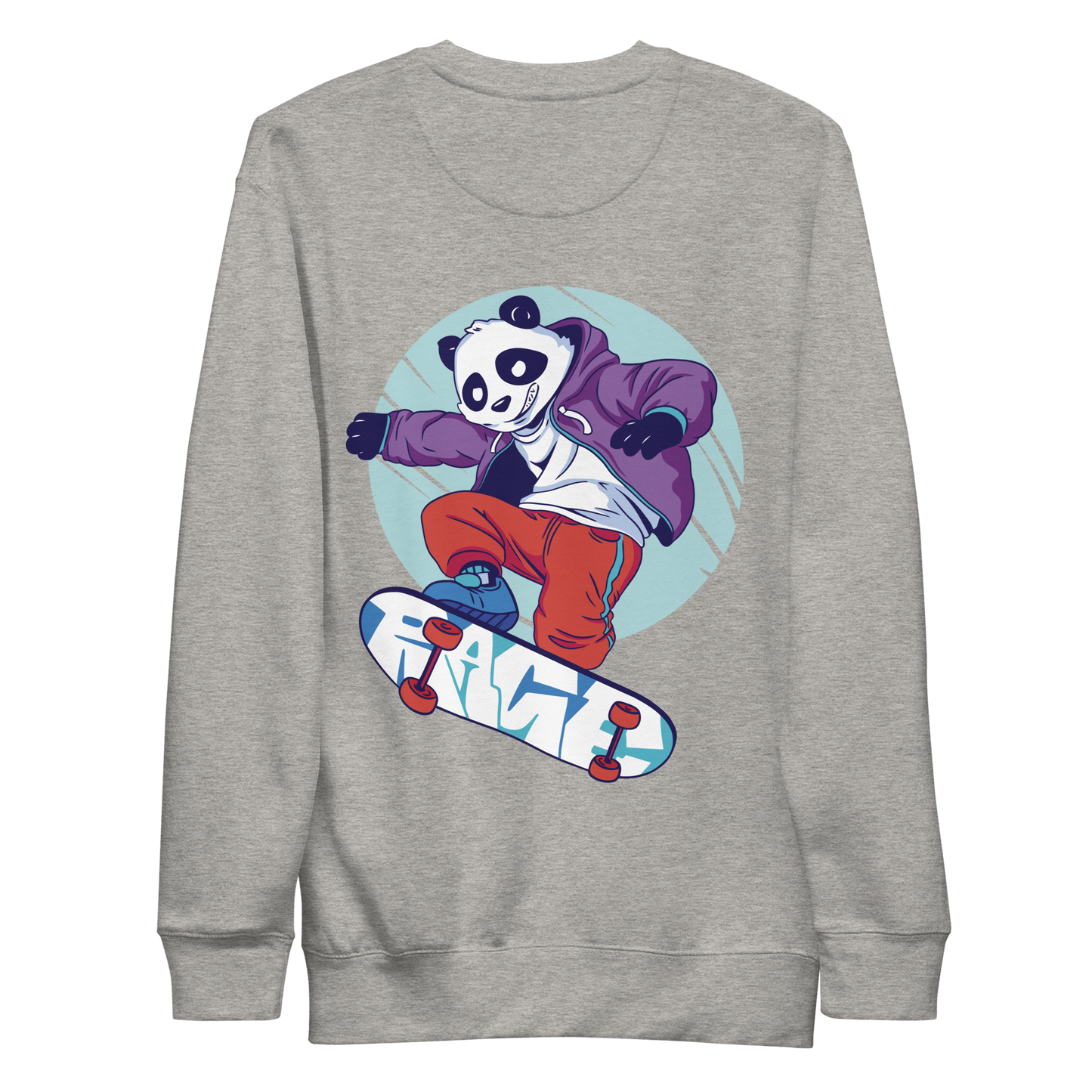 Panda skateboarding | Unisex Premium Sweatshirt - F&B