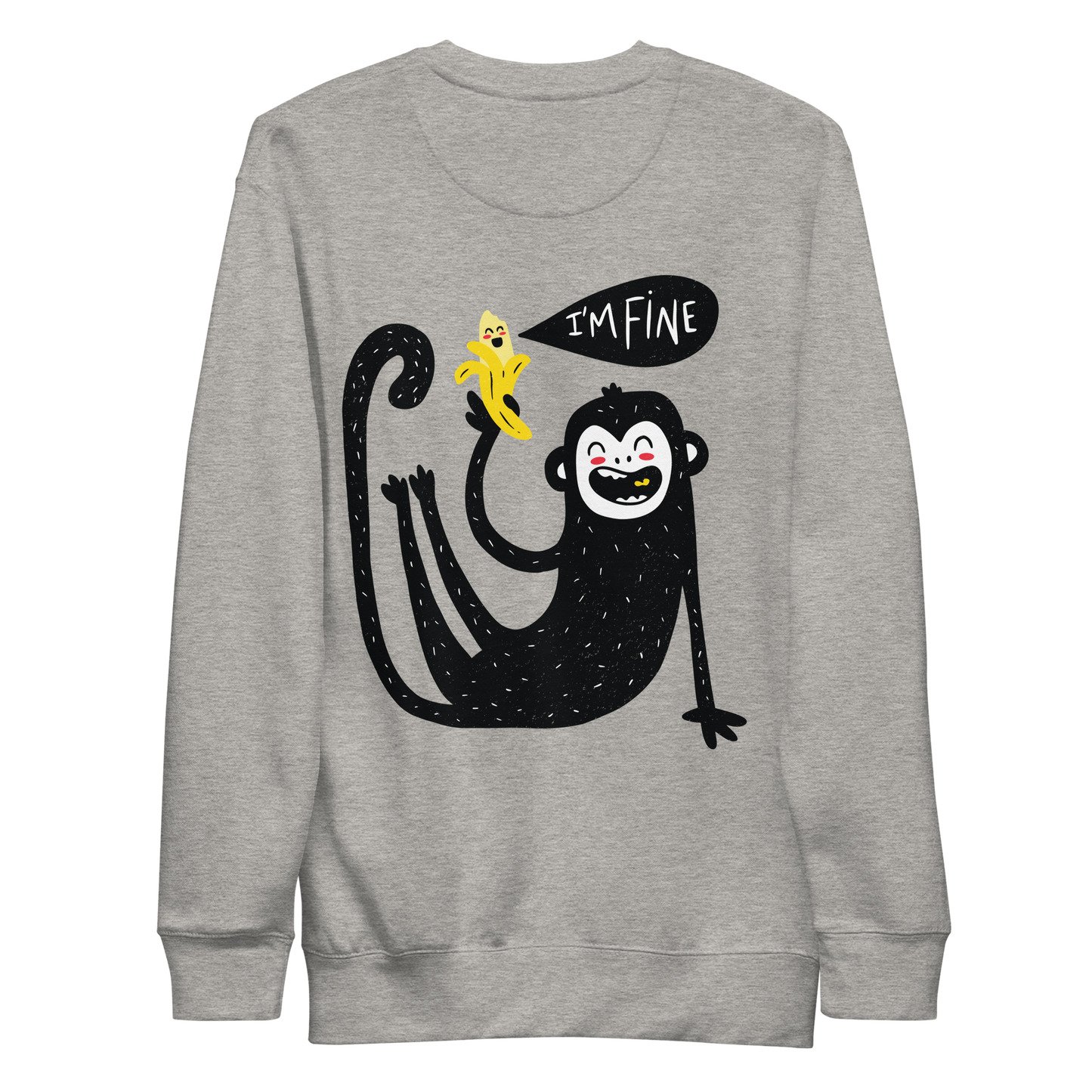 Cute Monkey | Unisex Premium Sweatshirt - F&B