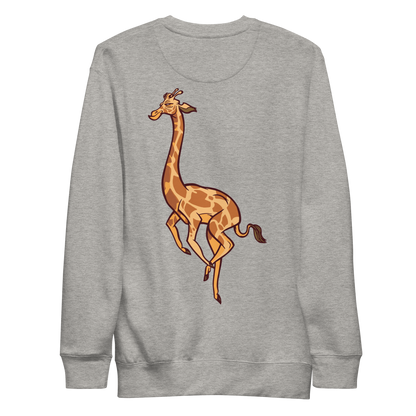Running Giraffe | Unisex Premium Sweatshirt - F&B