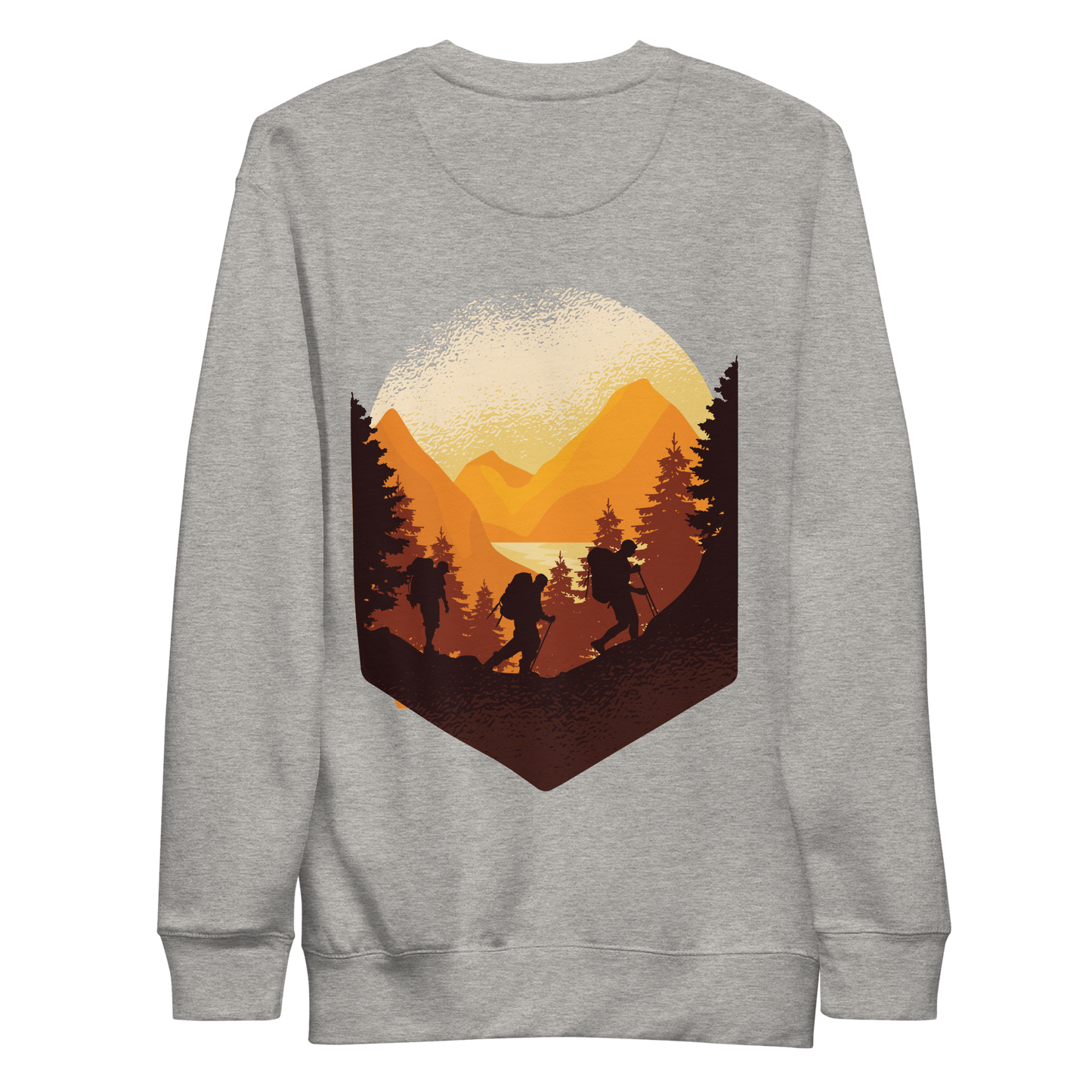 Hiking Outdoors | Unisex Premium Sweatshirt - F&B