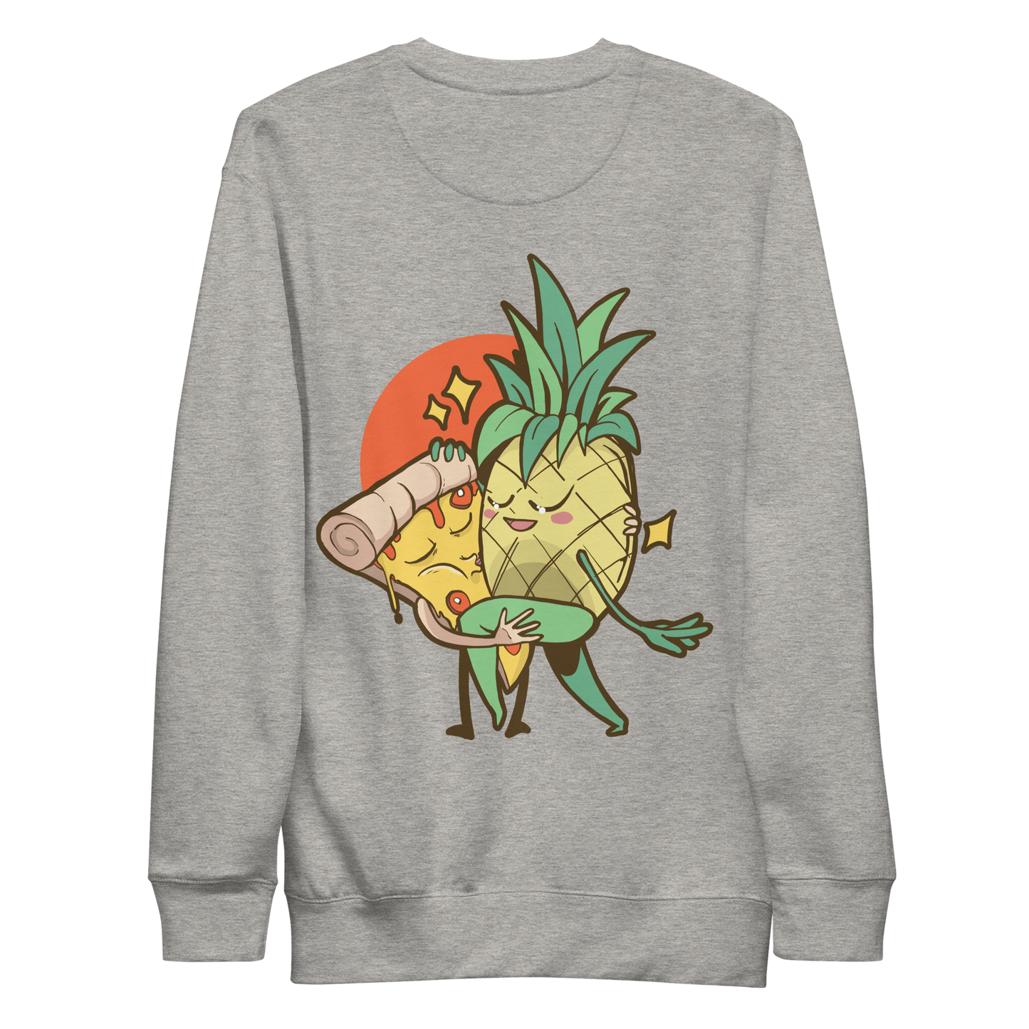 Pineapple pizza forbidden love funny | Unisex Premium Sweatshirt - F&B