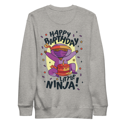 Birthday ninja kid | Unisex Premium Sweatshirt - F&B