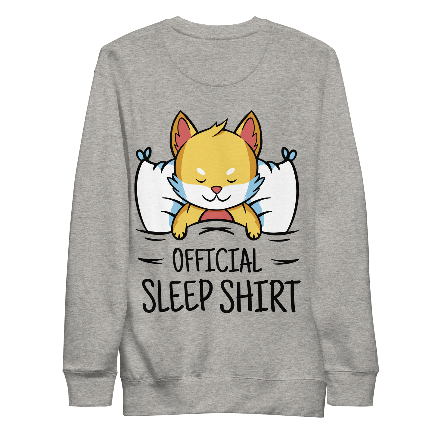 Fox animal sleeping in a bed | Unisex Premium Sweatshirt