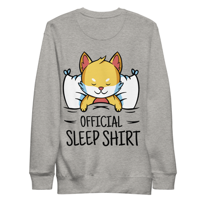 Fox animal sleeping in a bed | Unisex Premium Sweatshirt
