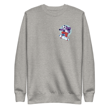 Panda skateboarding | Unisex Premium Sweatshirt - F&B