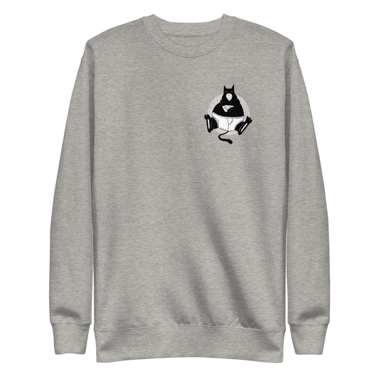 Pizza Cat | Unisex Premium Sweatshirt - F&B