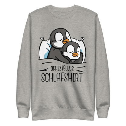 Penguin couple sleeping | Unisex Premium Sweatshirt