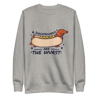 Funny dachshund dogs quote | Unisex Premium Sweatshirt