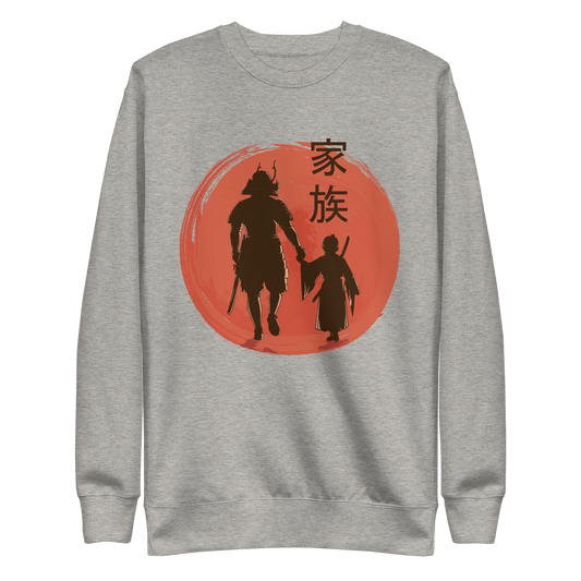 Samurai father and son | Unisex Premium Sweatshirt