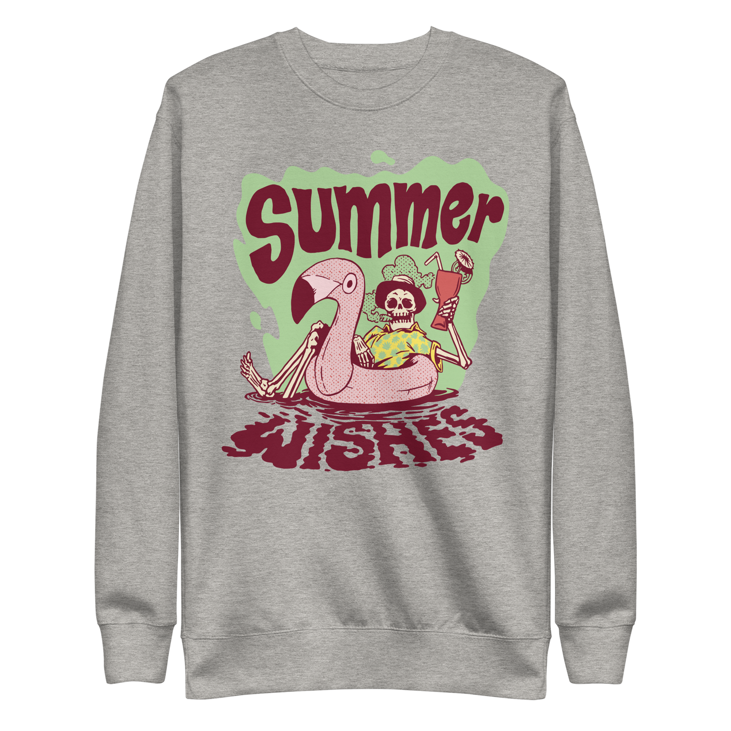 Summer skeleton | Unisex Premium Sweatshirt