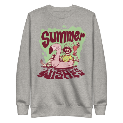 Summer skeleton | Unisex Premium Sweatshirt