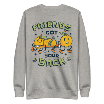 Lemon fruit friends funny | Unisex Premium Sweatshirt