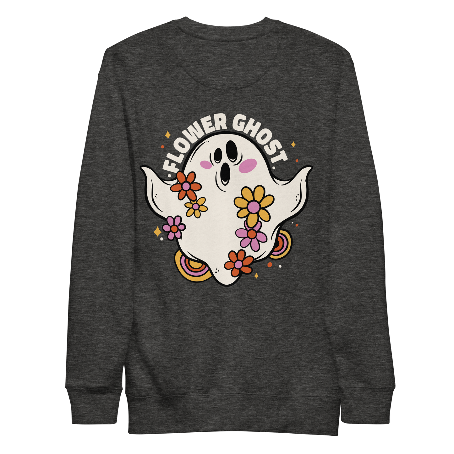 Hippie ghost Halloween | Unisex Premium Sweatshirt - F&B